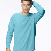 Garment-Dyed Midweight Ringspun Long Sleeve T-Shirt